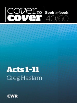 cover image of Acts 1-11